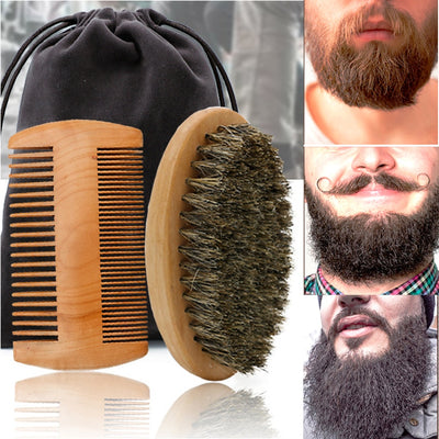 Eco-Friendly Beard & Hair Comb Kit | Sustainable Grooming